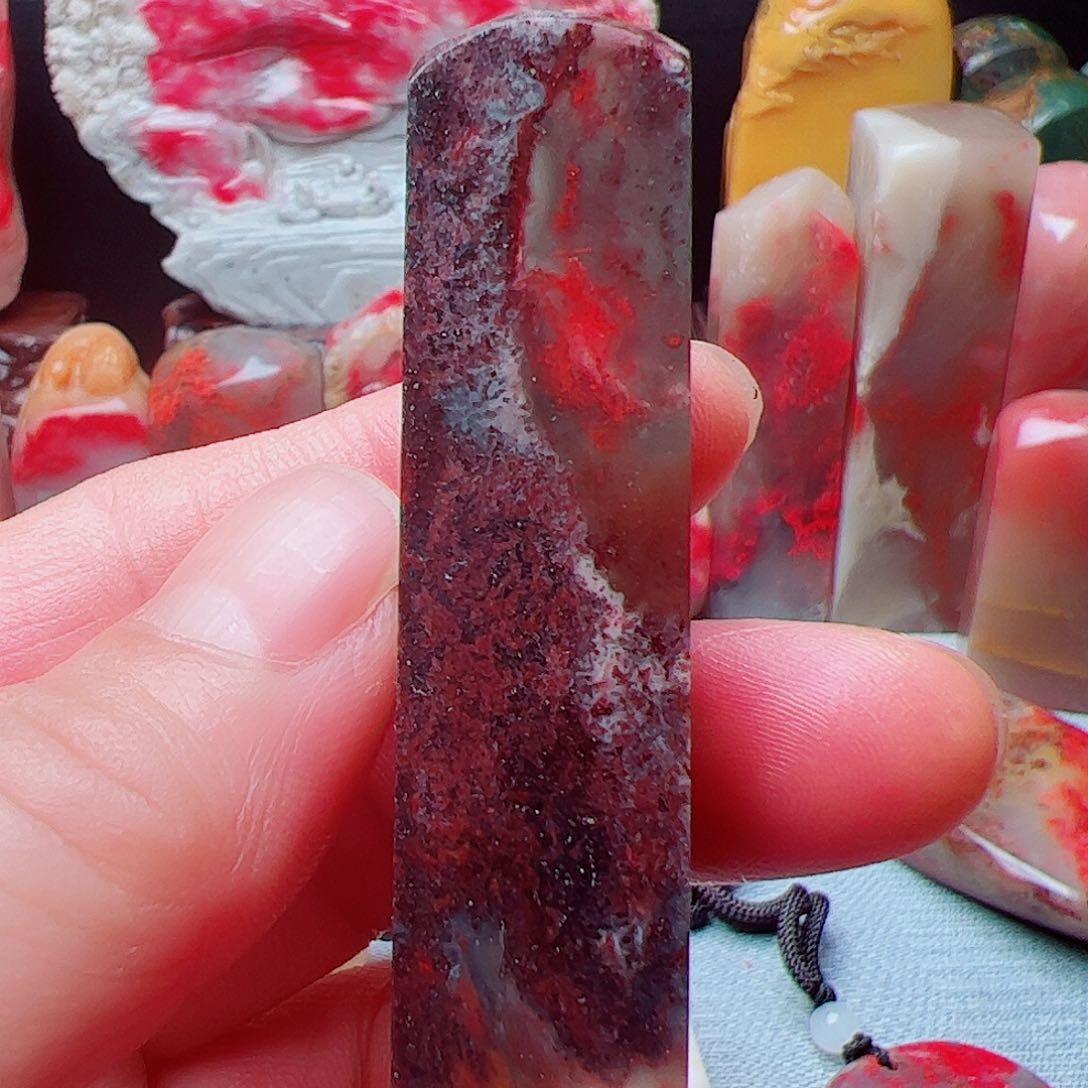 鸡血石昌化鸡血石印章