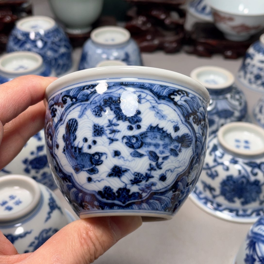 摆件西****n景德镇陶瓷现代手工陶瓷茶具