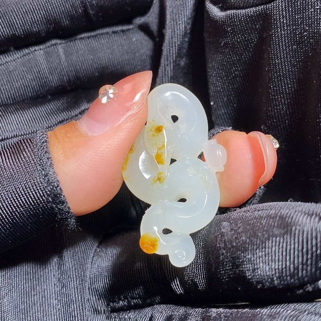 和田玉吊坠(不含链)未镶嵌淼*