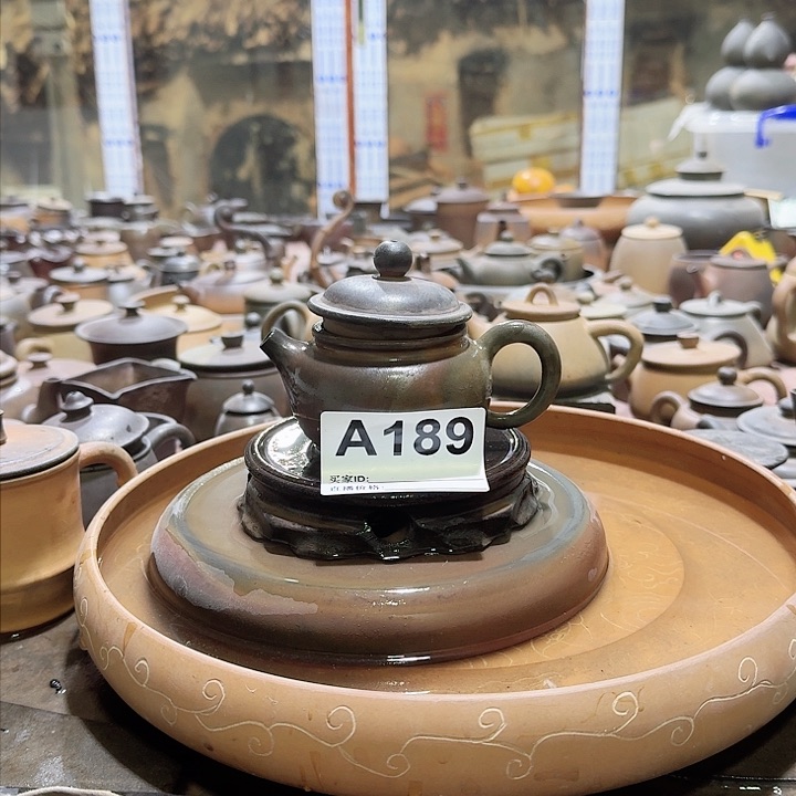 紫砂茶壶坭兴陶柴烧