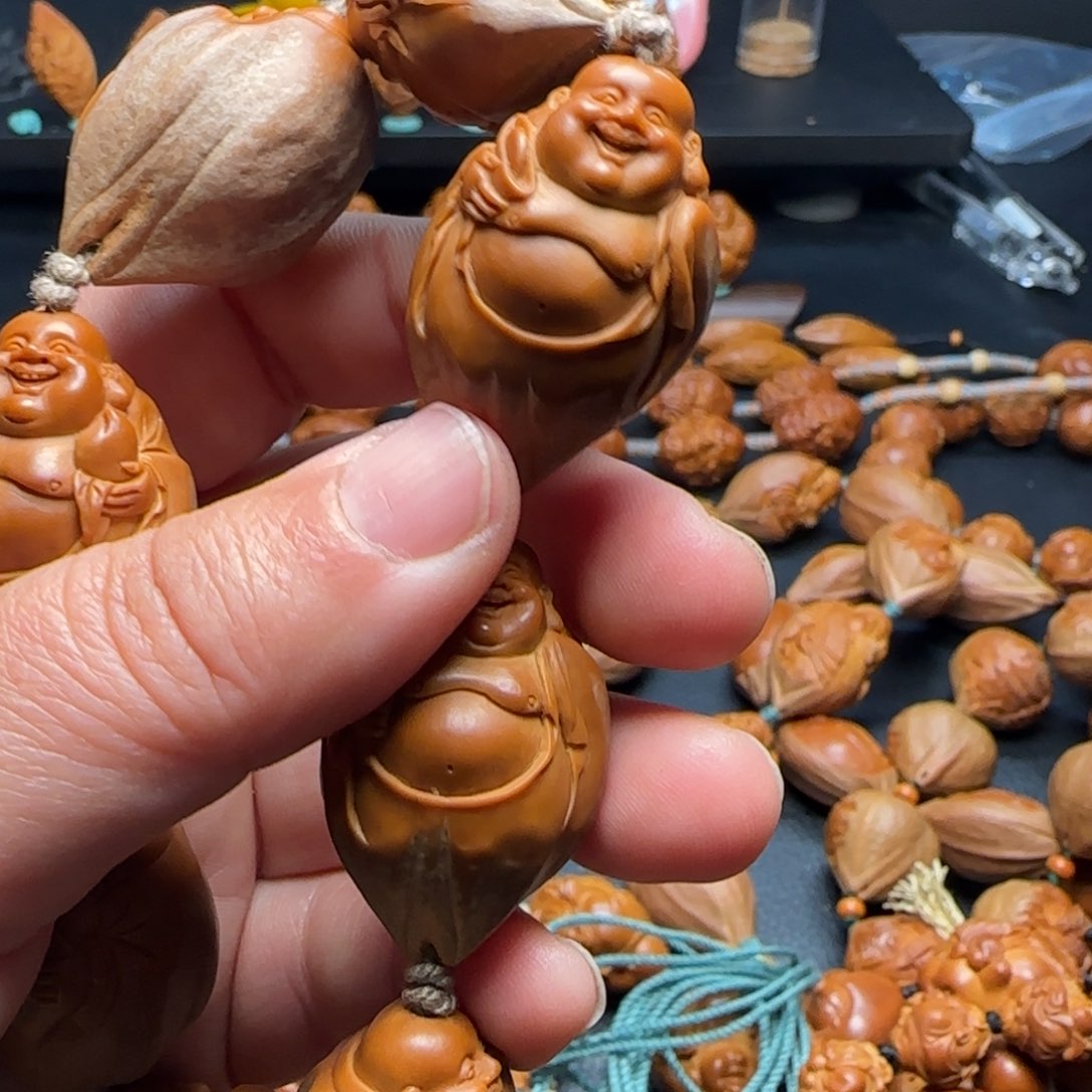 橄榄核手串/手链金2.3包衣弥勒