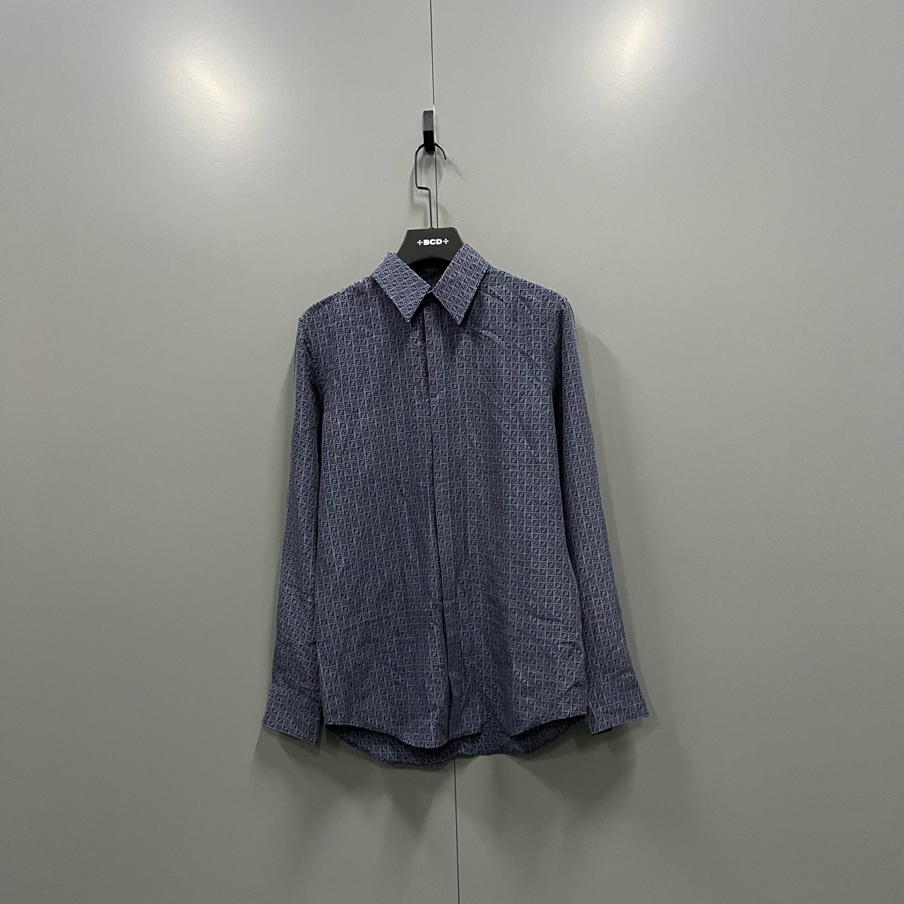 99新 FENDI/芬迪 (ll) 满印双F老花衬衫 39码/bc008622