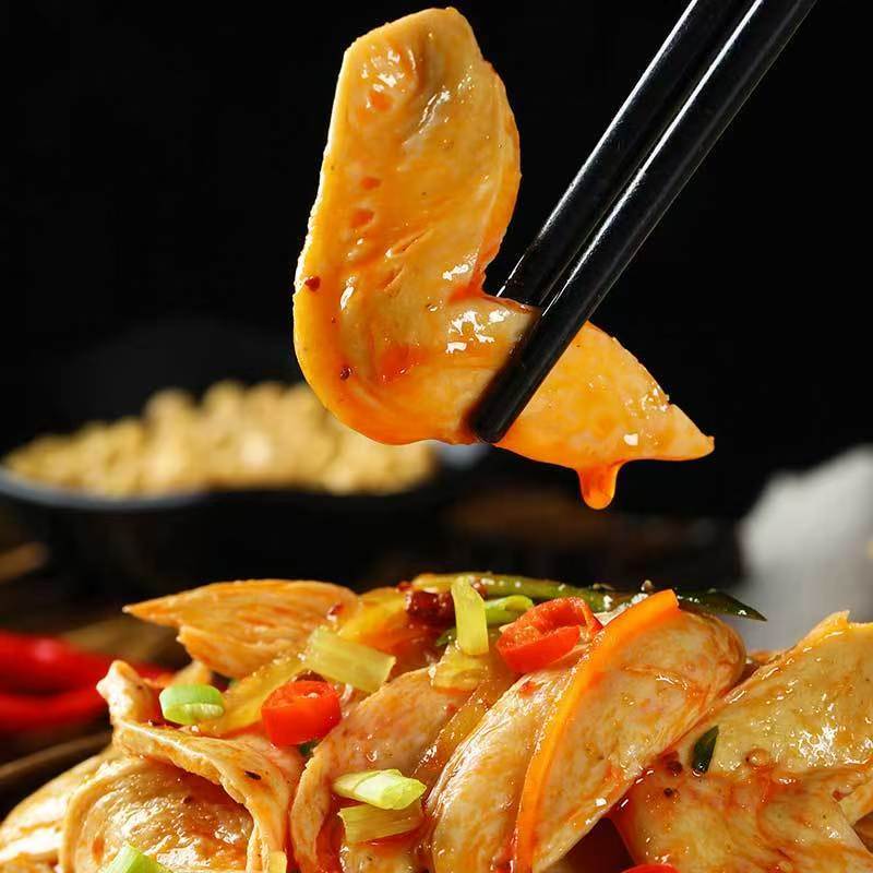 无盐粒素鸡翅豆制品人造素肉豆耳炒菜火锅凉拌食材