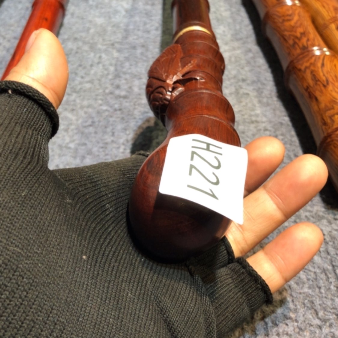 【闪购商品】木老*紫檀木手杖一根221