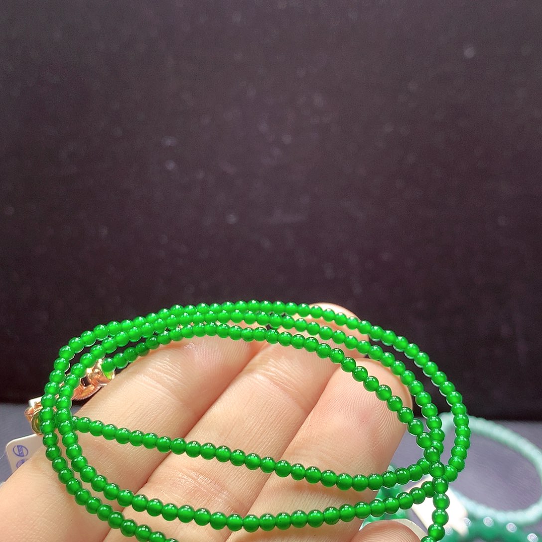 翡翠手链未镶嵌项链