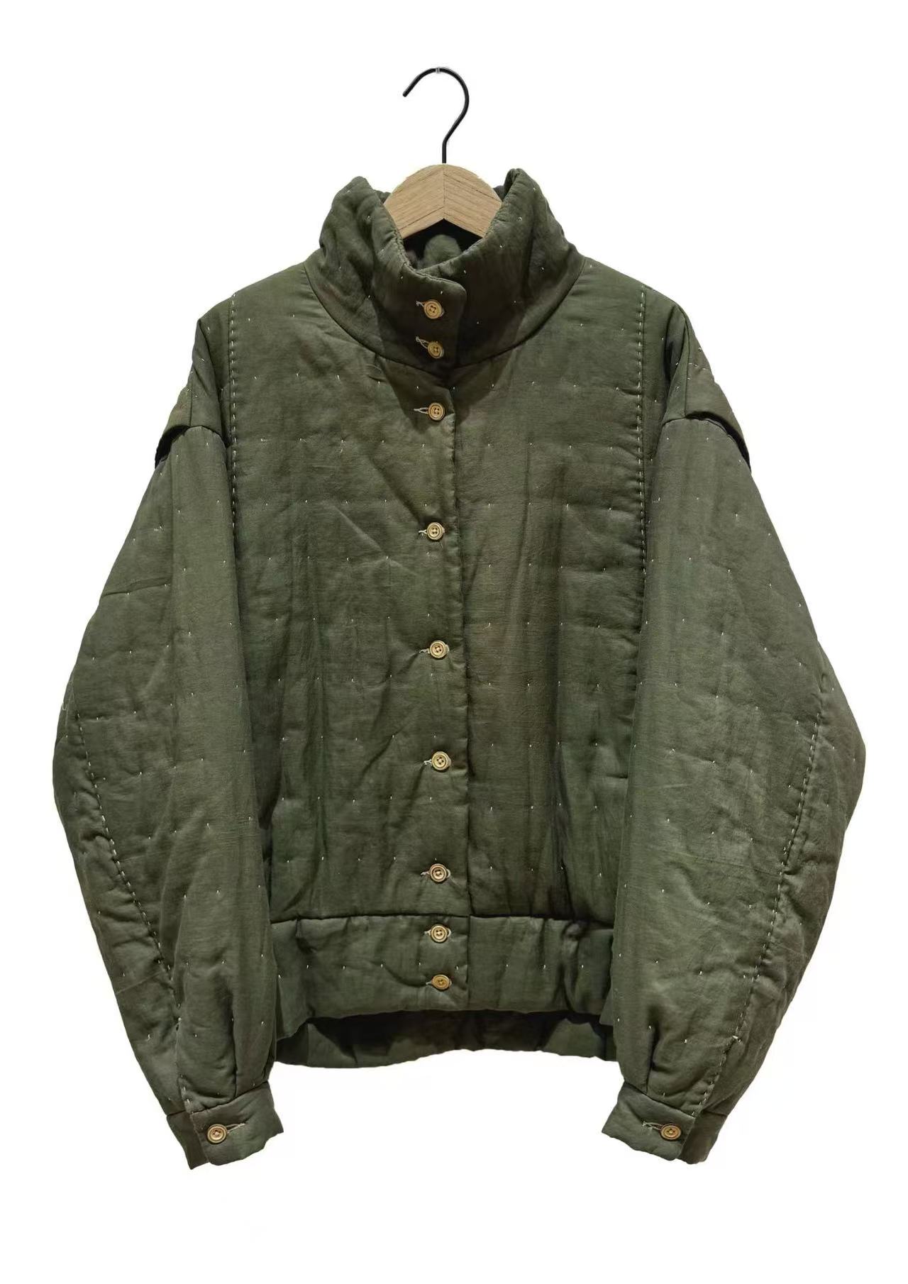 山山家-左岸迷香【棉衣】Z25FW8002工装风保暖宽松休闲短款复古时尚