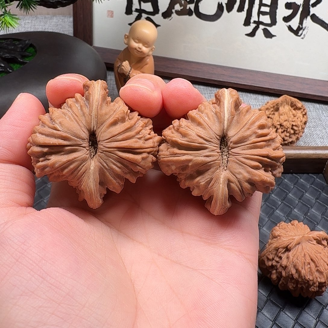把件文玩核桃四座楼44