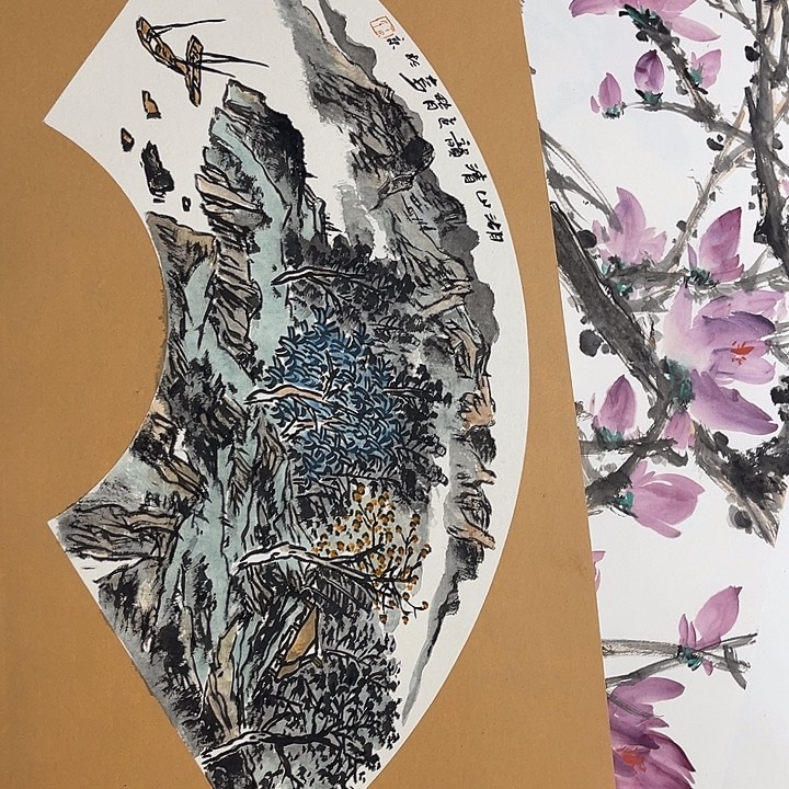 姜奇老师山水作品