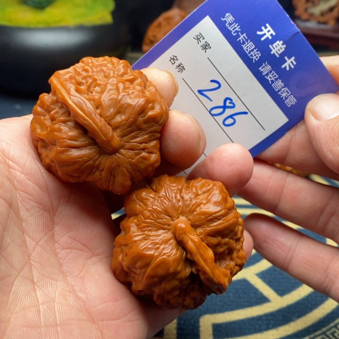 文玩核桃把件蛤蟆头一帆风顺大