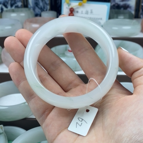 石英质玉（金丝玉）未镶嵌手镯