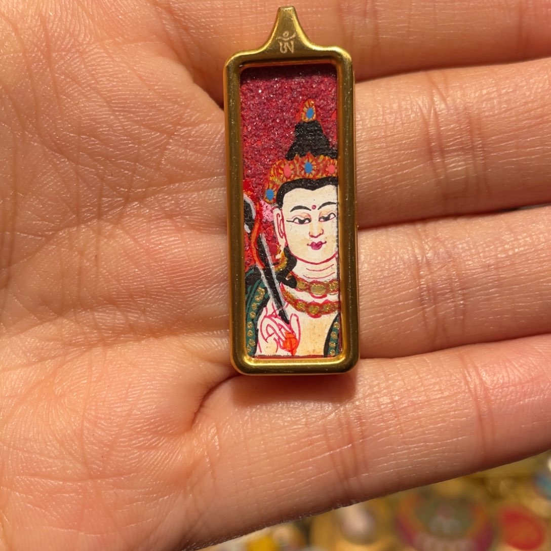 【闪购商品】装裱画虚空（牛、虎）手绘唐卡