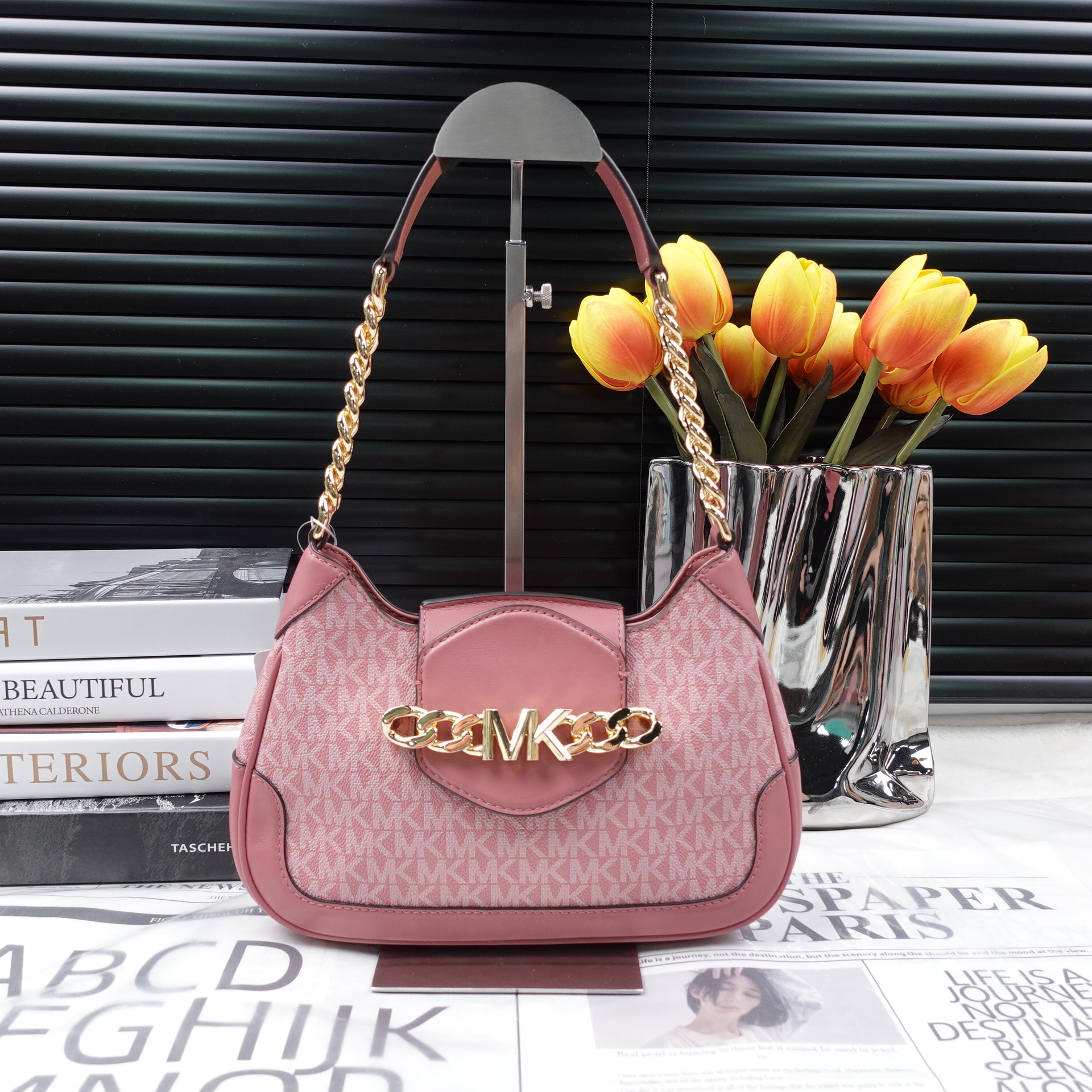 95新 MICHAELKORS/迈克高仕 单肩包/T10230078