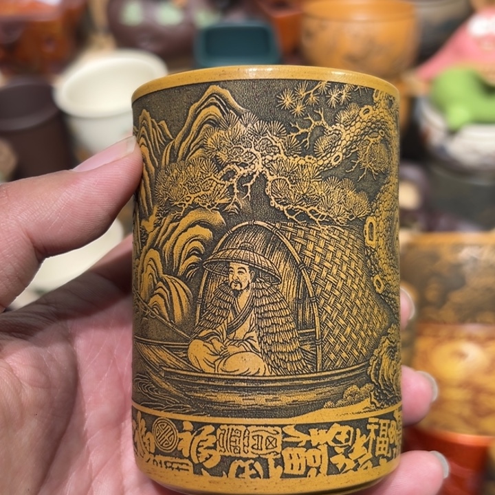 紫砂茶杯宜兴紫砂主人杯