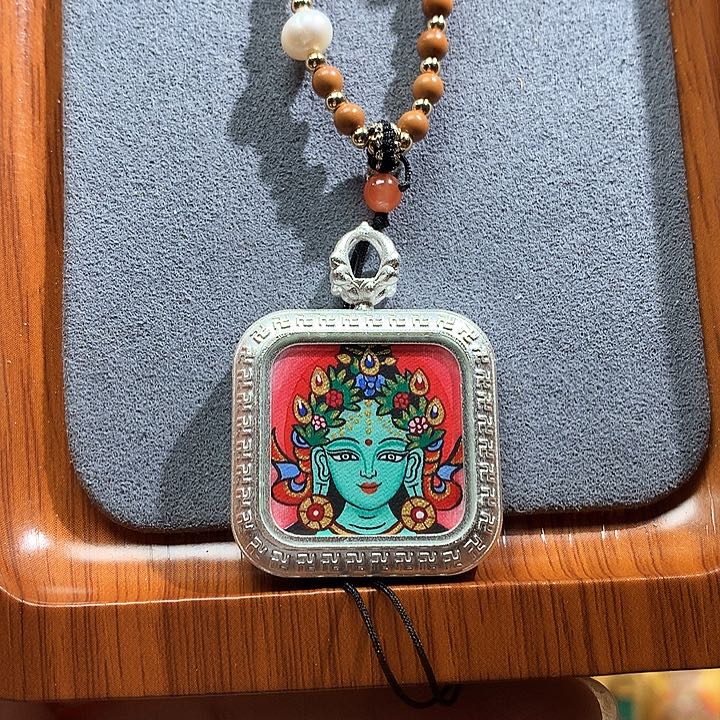 吊坠般若唐卡非遗传承