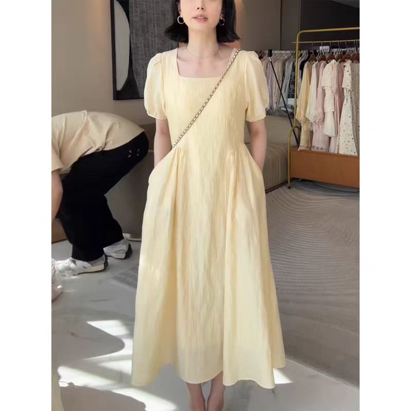 温柔风超好看独特漂亮长裙子