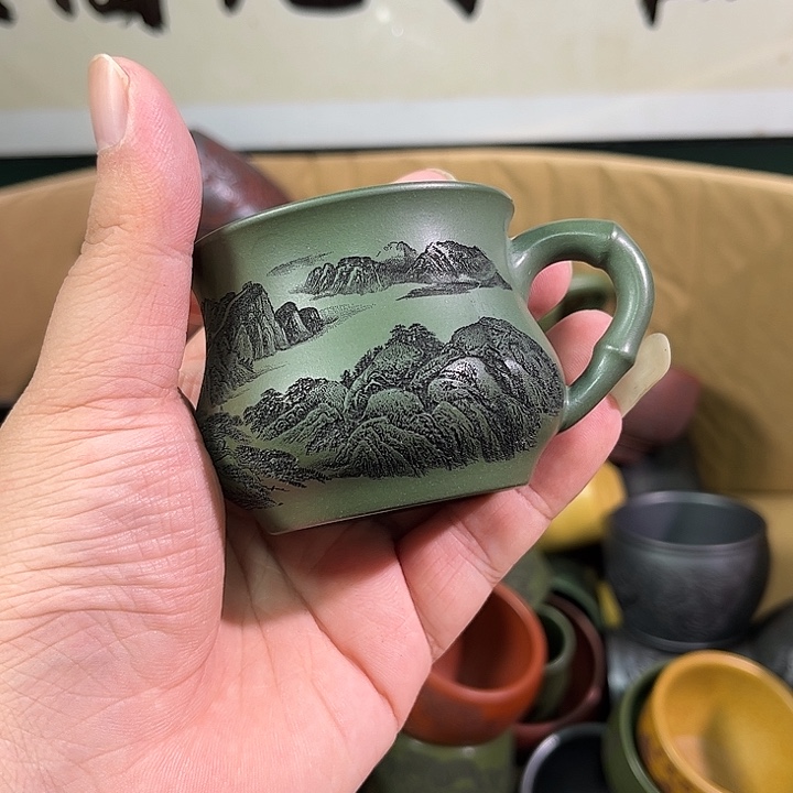 茶杯紫砂全手工紫砂主人杯