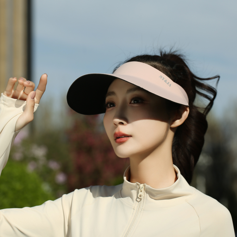 ZOCI品牌加大帽檐防晒女夏秋折叠空顶百搭休闲遮阳户外太阳帽