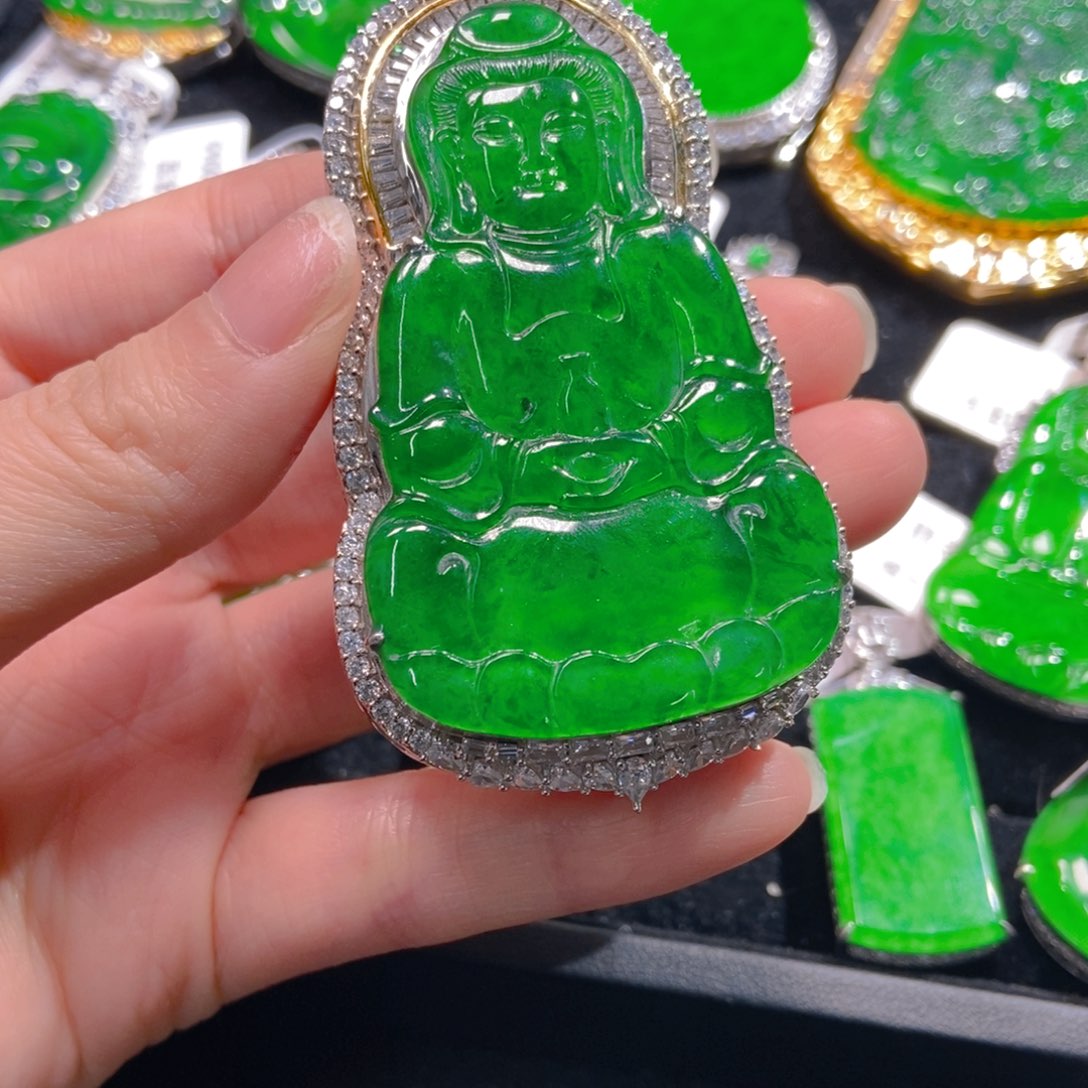 翡翠吊坠(不含链)未镶嵌