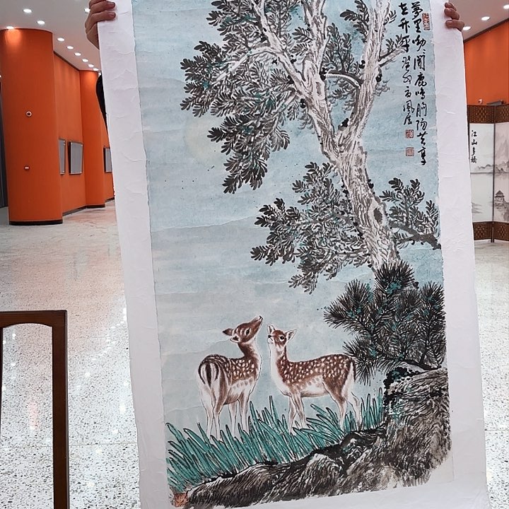 国画翰**缘窦凤展老师去伪存真原作