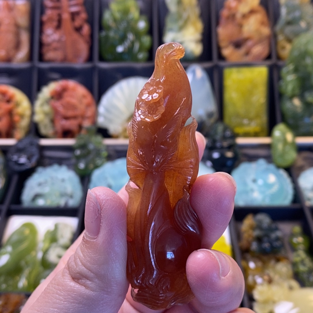 蛇纹石玉合金颈饰