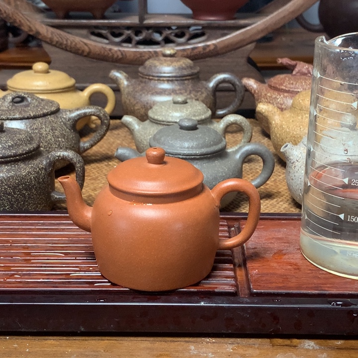 紫砂茶壶工艺师作品全手工