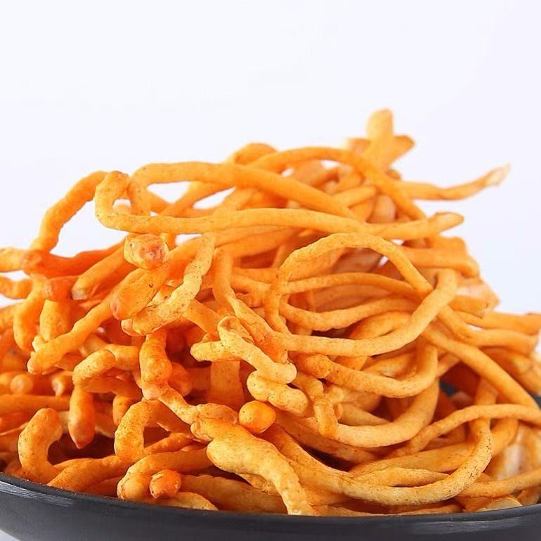 东北新菇农家汉字冬虫草菌菇蛹虫草煲汤菌子新鲜500克净重虫草花