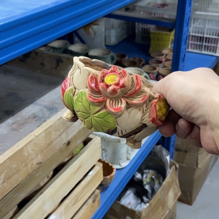 陶瓷花盆单场满9.9发12*7