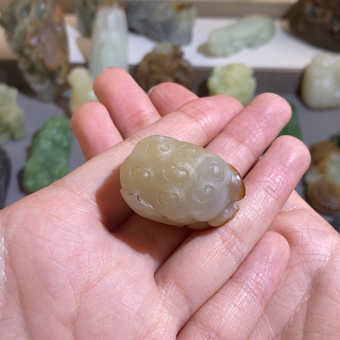 和田玉颈饰未镶嵌开***K定制