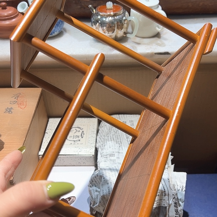 瓷片小**?密胺手绘陶瓷