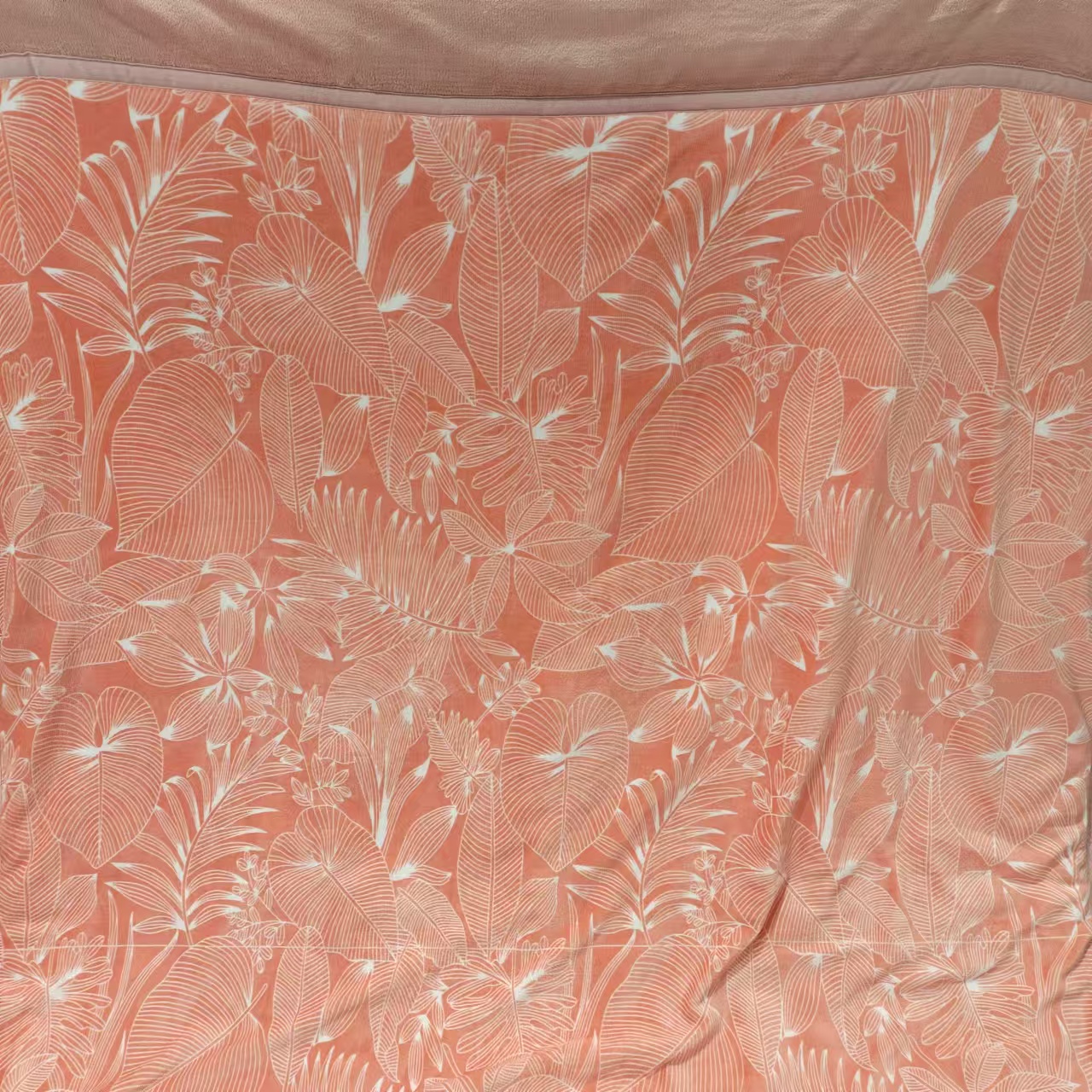 粉花朵单人1.5*2.0被子加厚三层多功能奶绒夹棉印花大床