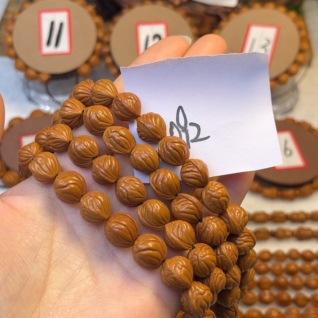 手串桃核鸿**?龙纹桃核脖挂肚卡11小布丁