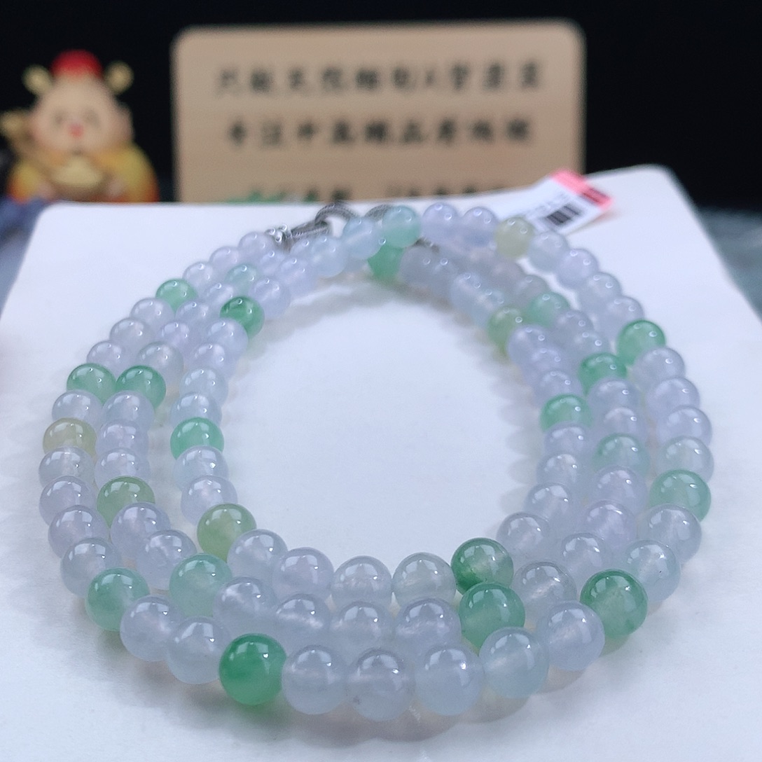 翡翠手链未镶嵌卡6