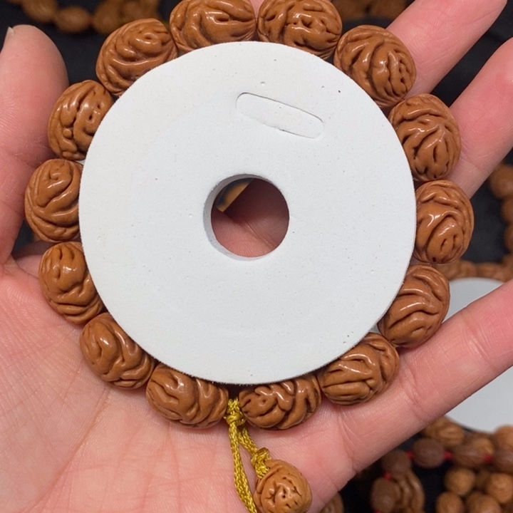 毛桃核碧桃野生籽精品串