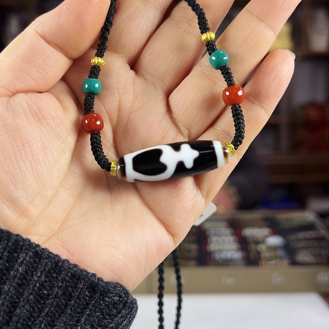 玛瑙/玉髓合金颈饰～行运40长