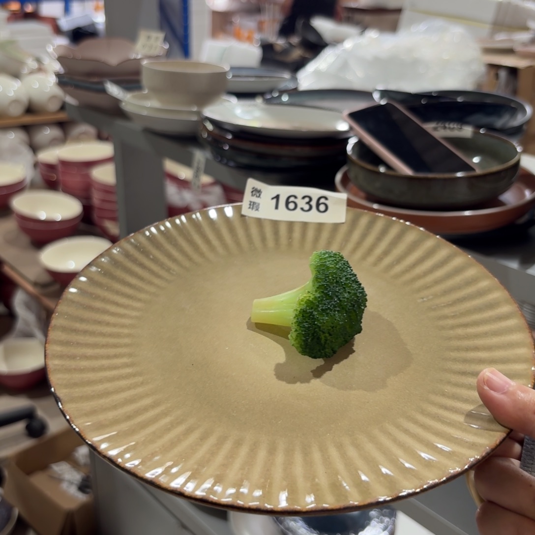 陶瓷1636 微瑕陶瓷餐具2个