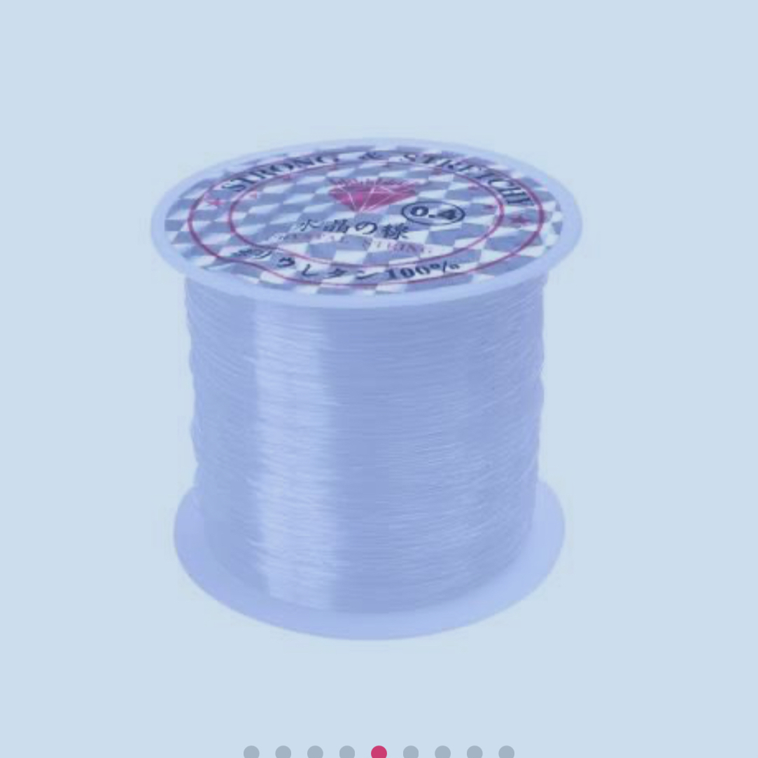 猴头手串文玩扁丝弹力绳一卷加工具