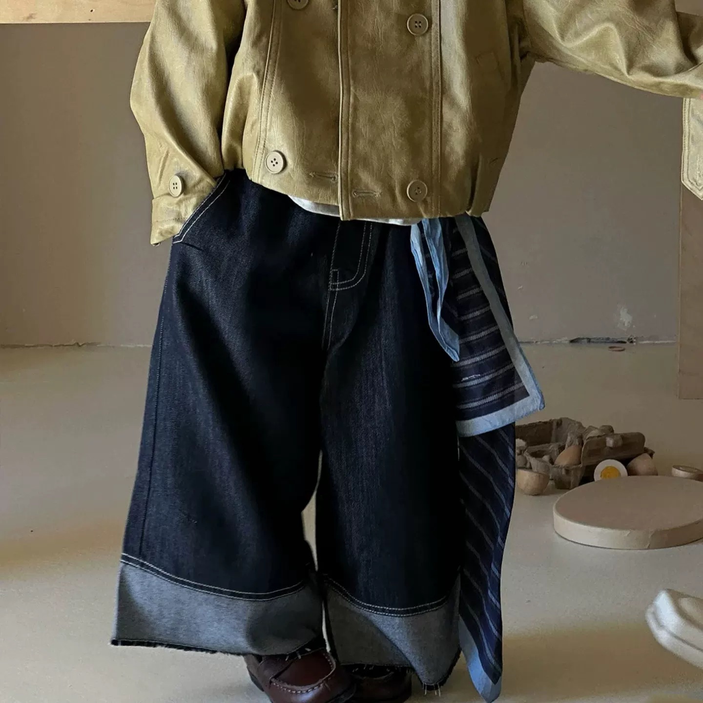 【高帮】秋冬新款板鞋儿童休闲防滑