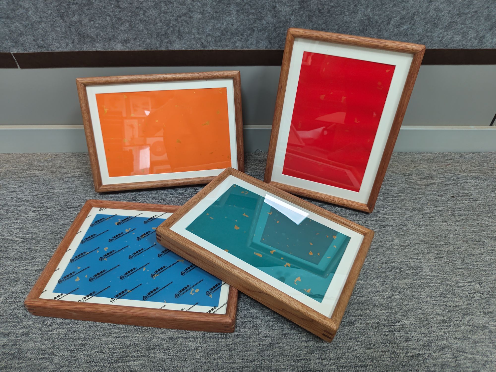 【新品福利】小叶黄檀A4尺寸合金弹珠款实木画框