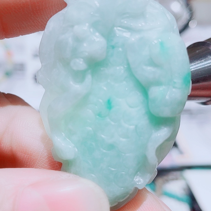 翡翠未镶嵌颈饰天然缅甸翡翠A货吊坠