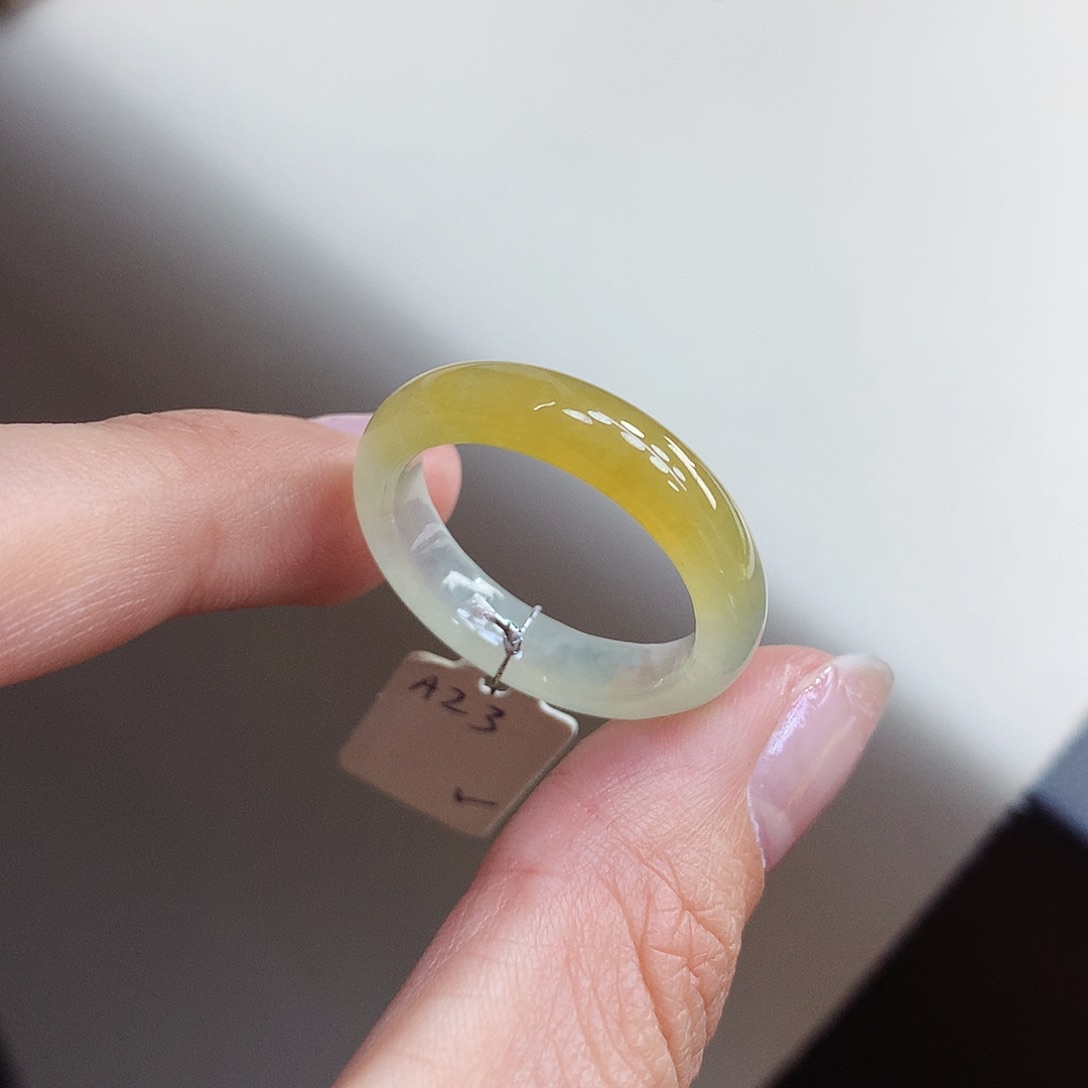 翡翠戒指未镶嵌23-24号