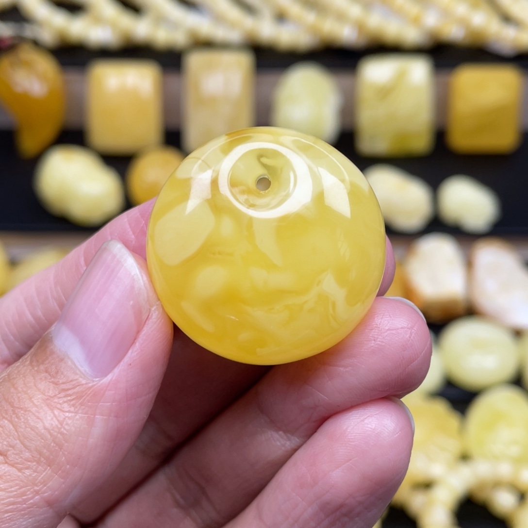 琥珀未镶嵌裸石琥珀蜜蜡