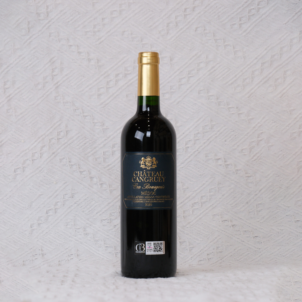 法国中级装梅多克罗兰岩石古堡干红葡萄酒750ml