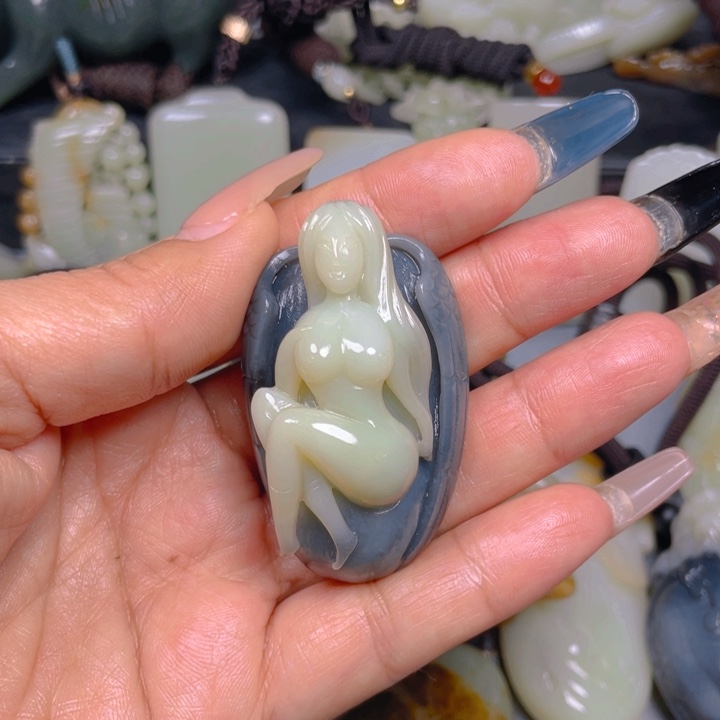 和田玉挂件未镶嵌