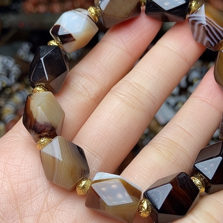 玛瑙/玉髓未镶嵌手链