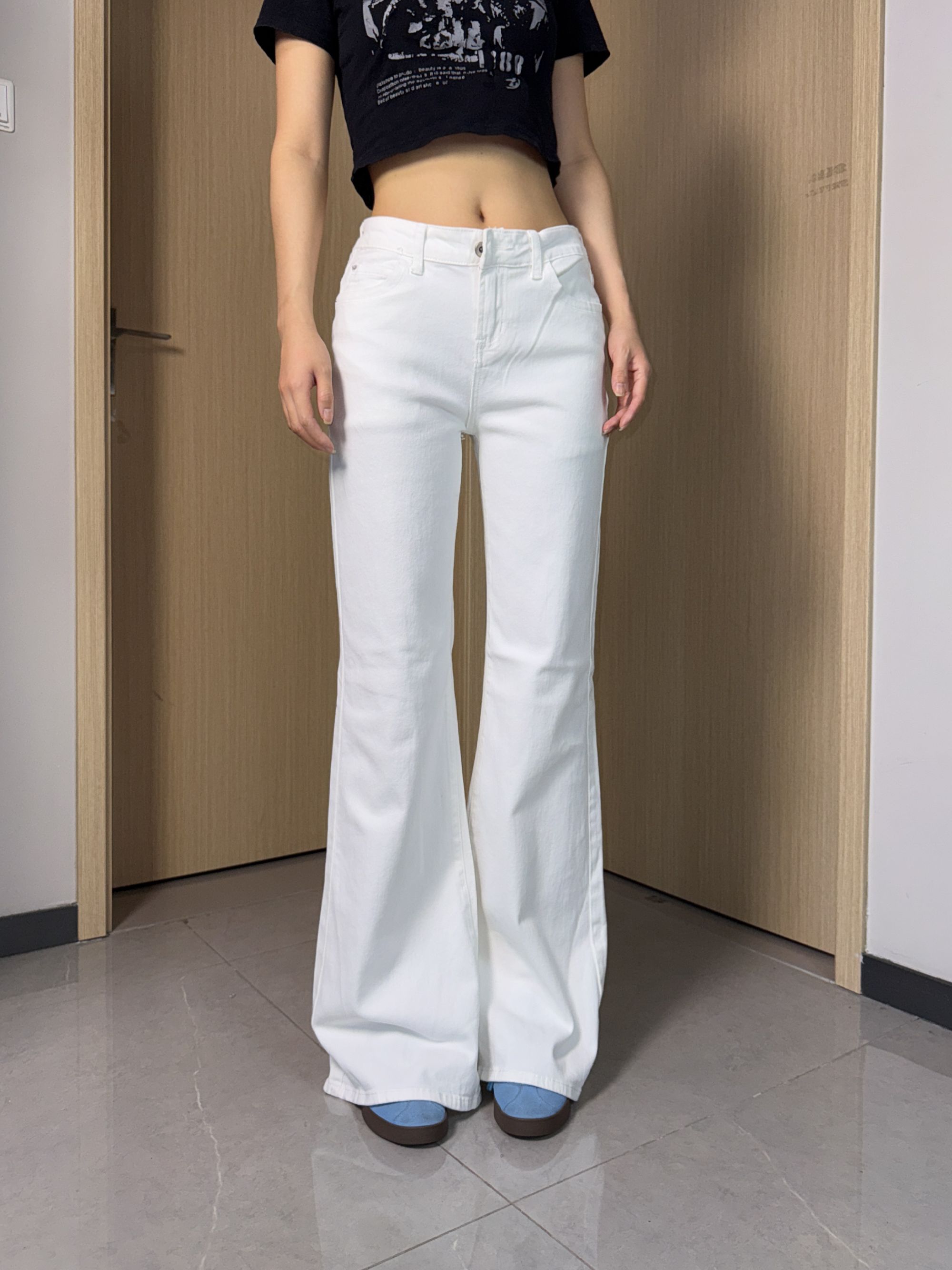 木易工厂尾货默认微瑕介意勿拍牛仔长裤女