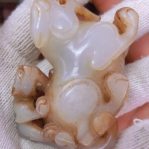 和田玉（白玉）挂件未镶嵌