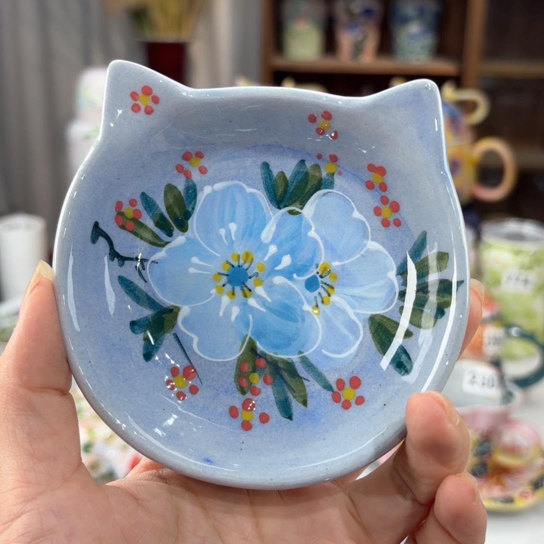 景德镇手绘高温釉下彩陶瓷茶具