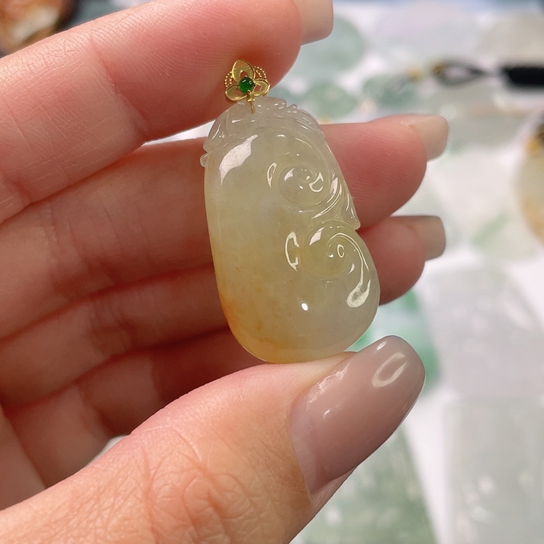 吊坠(不含链)未镶嵌翡翠1