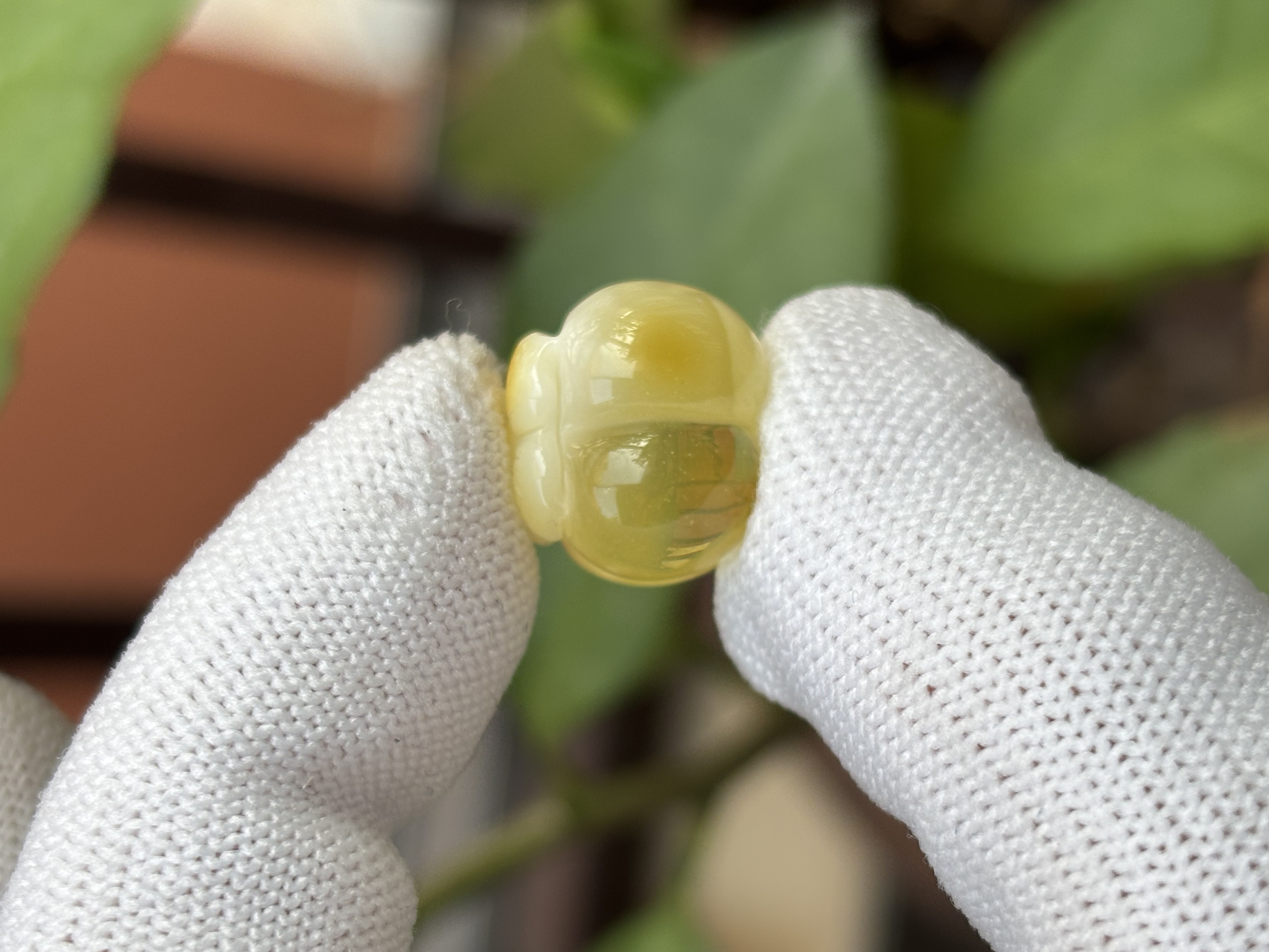 4799天然蜜蜡琥珀柿子配饰14.8x13.4mm