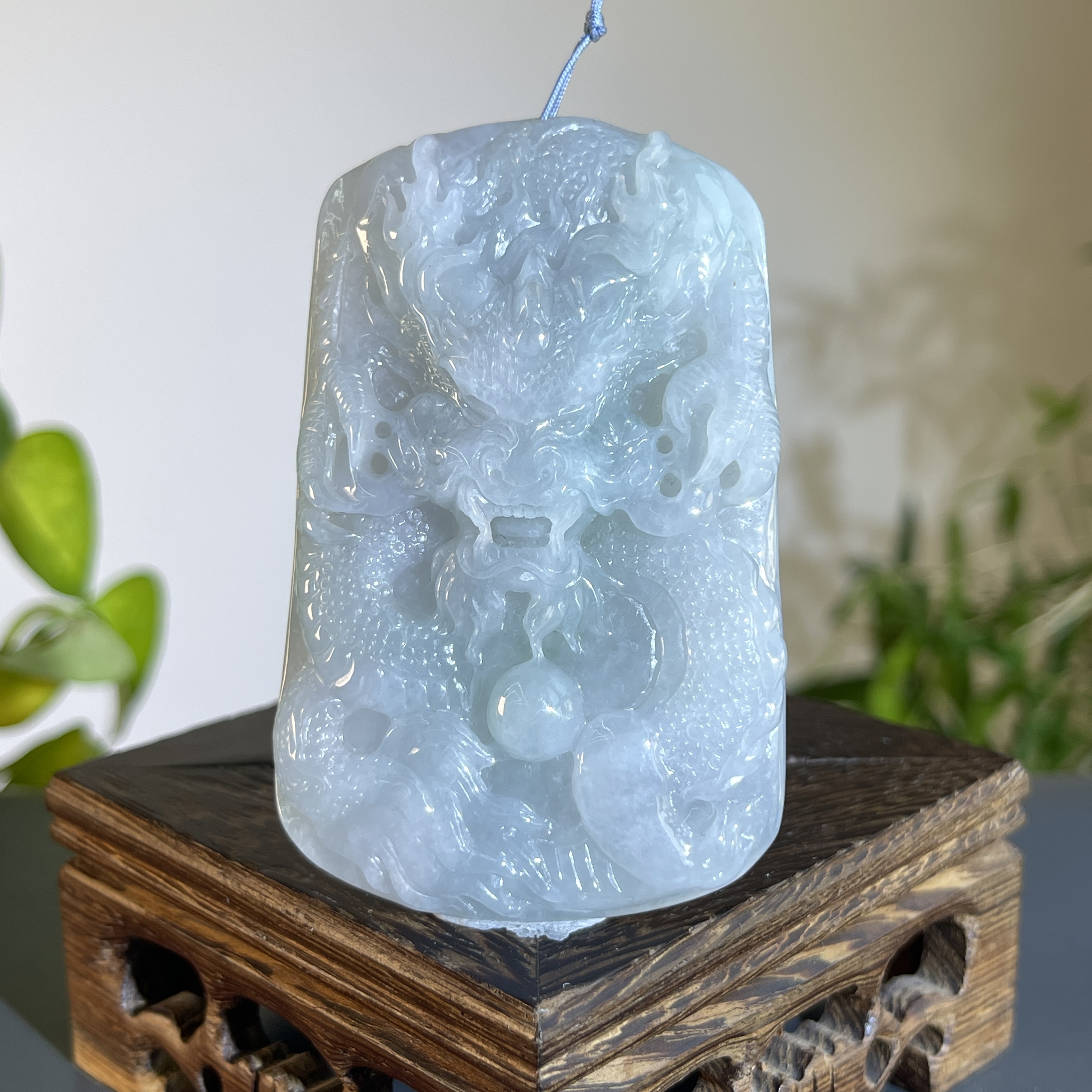 JXW19-72 天然翡翠缅甸A货 龙牌